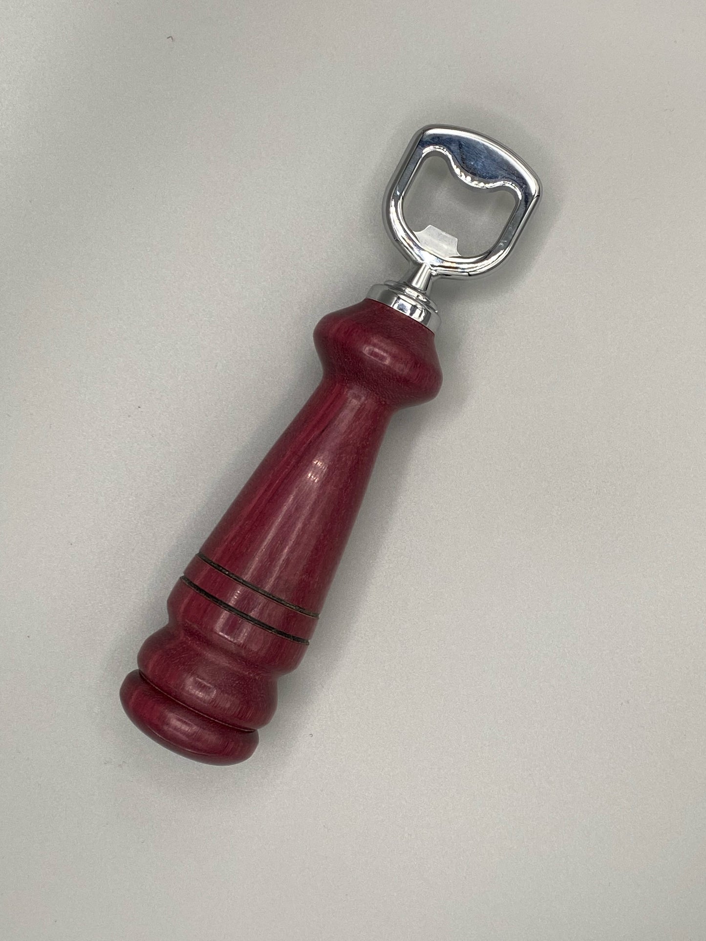 Purpleheart Wood Bottle Opener