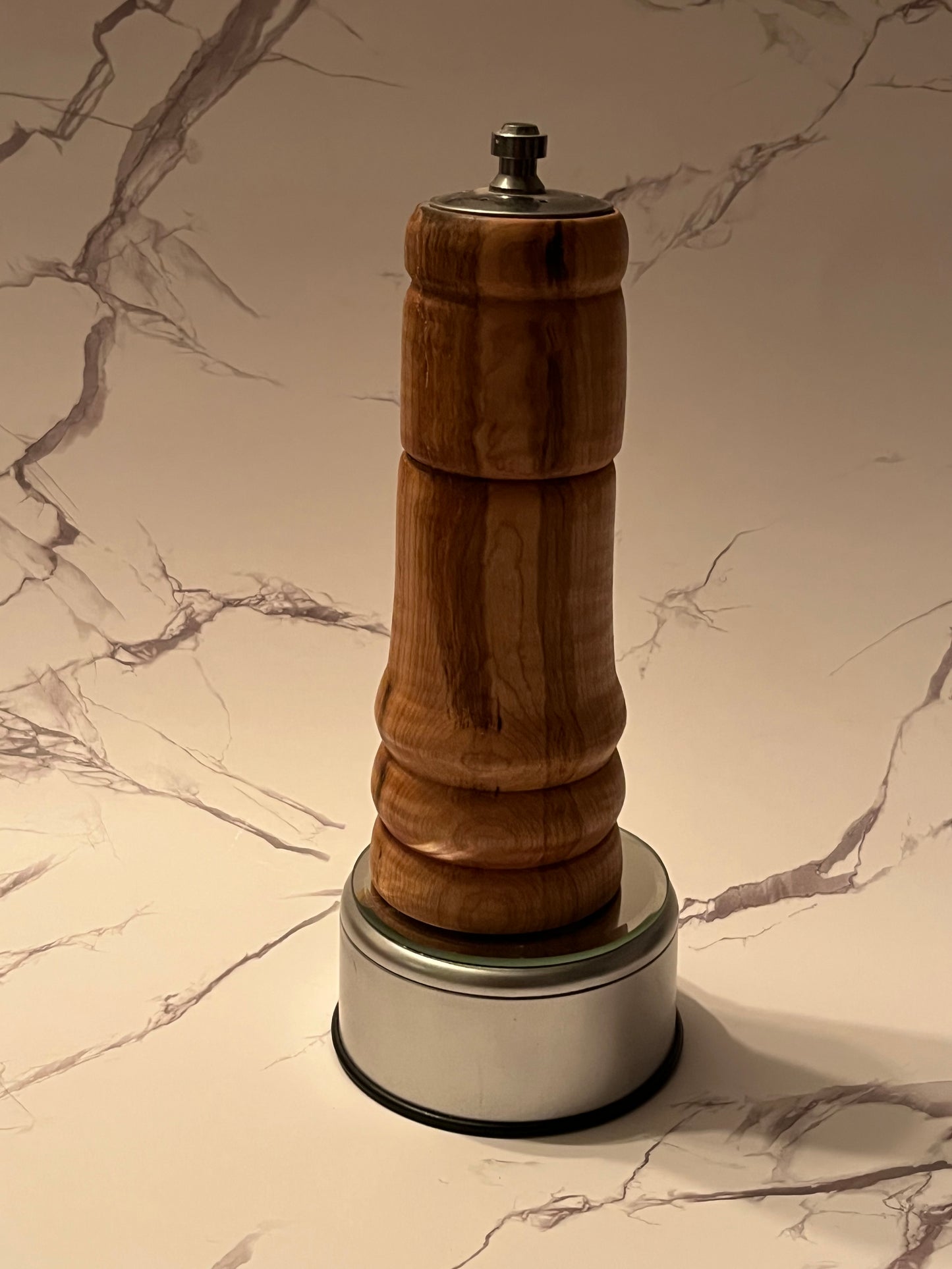 Salt Shaker and Pepper Mill Combination